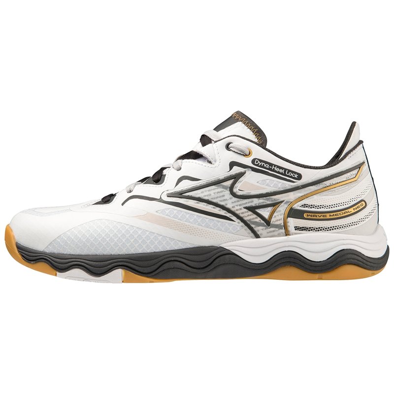SNEAKERS - WHITE/BLACKOYSTER/MPGOLD