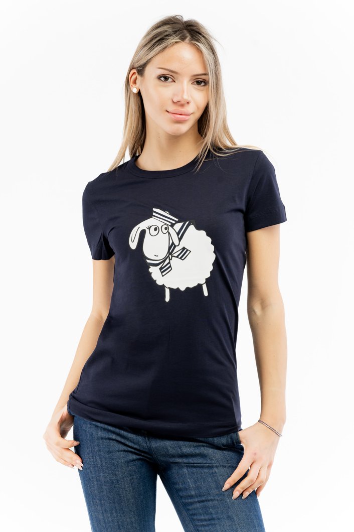 T-SHIRT LONG SLEEVE - MULTI LIGHT BLUE