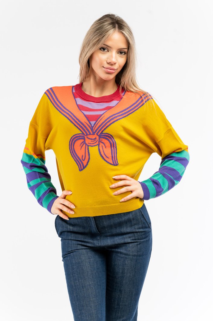 T-SHIRT LONG SLEEVE - MULTI ONLY ONE COLOUR