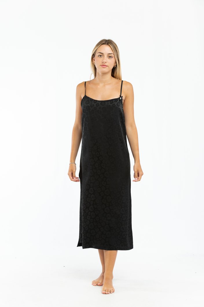NIGHT DRESS - BLACK