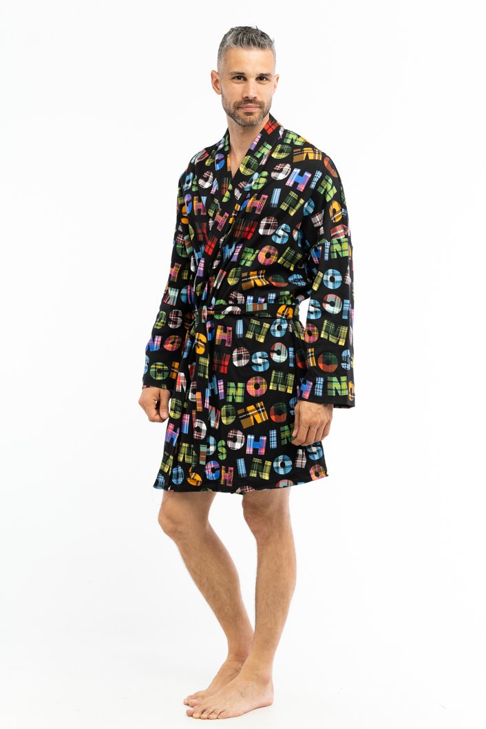 ROBE - MULTI BLACK