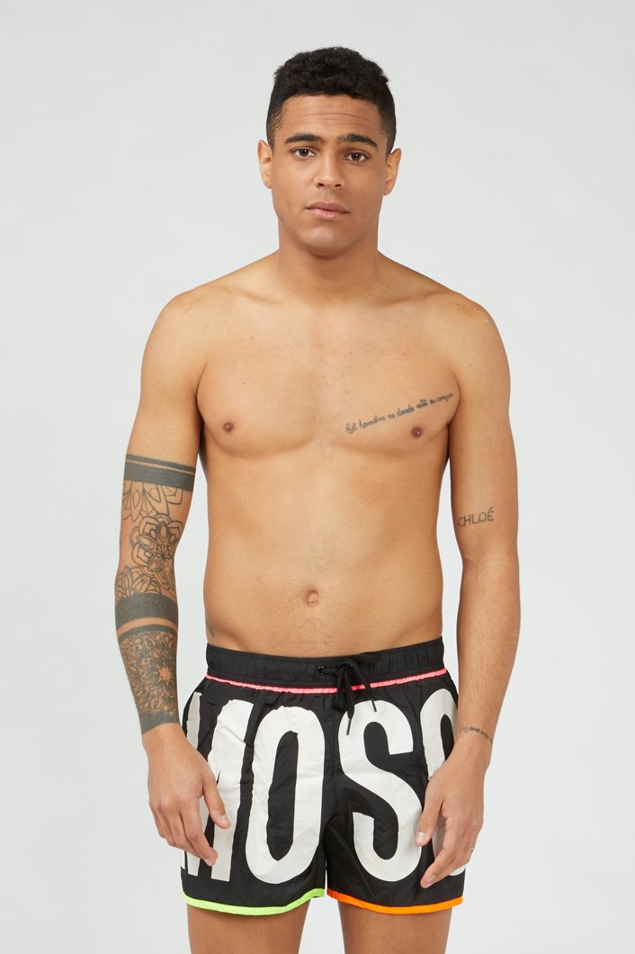 SWIM SHORTS - WHITE FANTASY