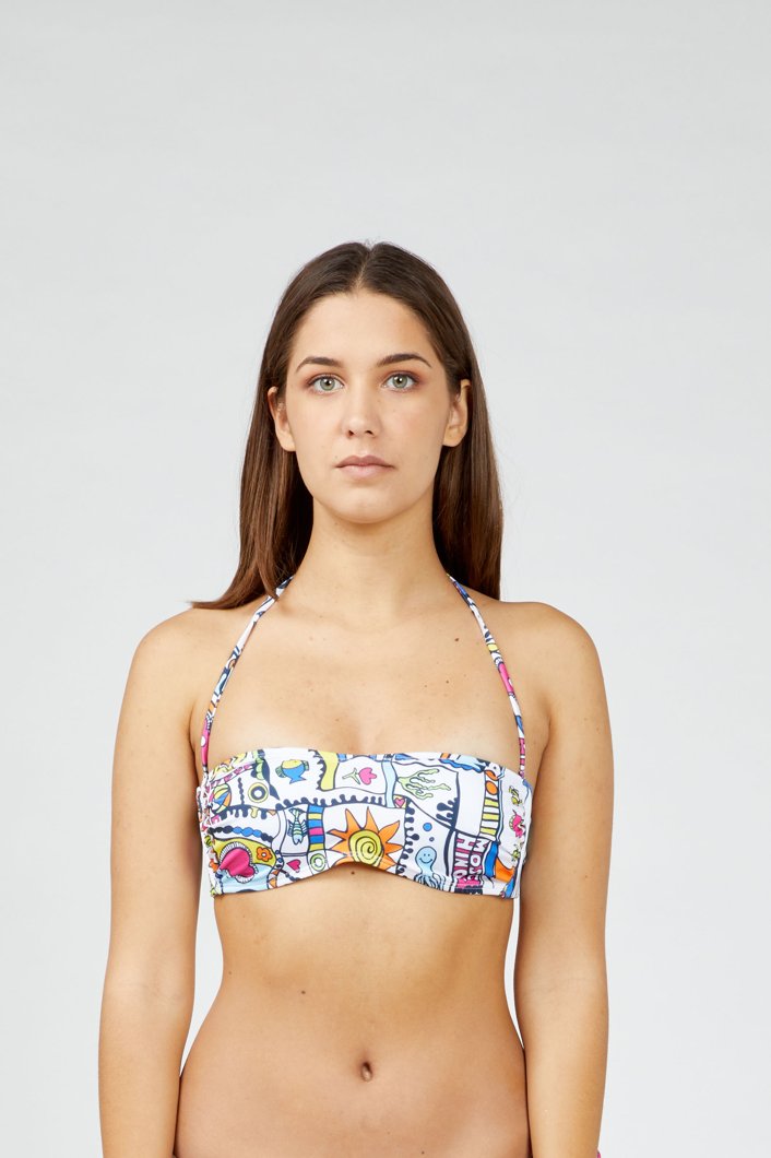 BIKINI TOP - WHITE FANTASY