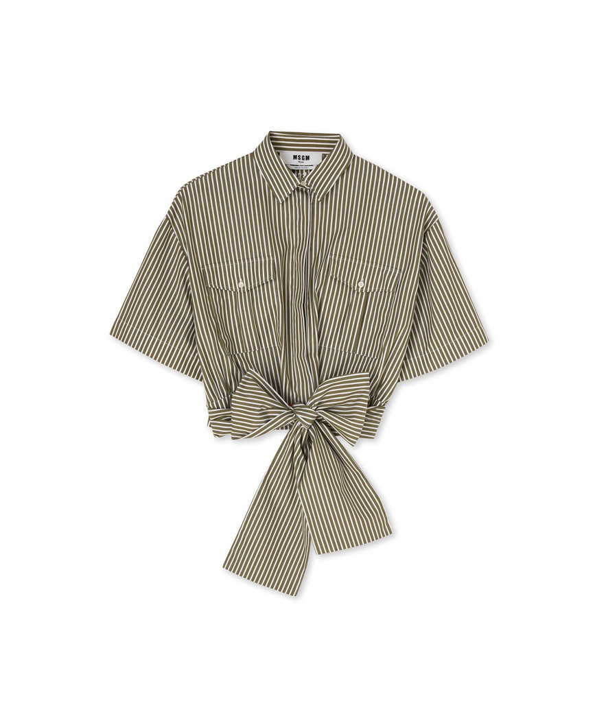 BLOUSE - MILITARY GREEN