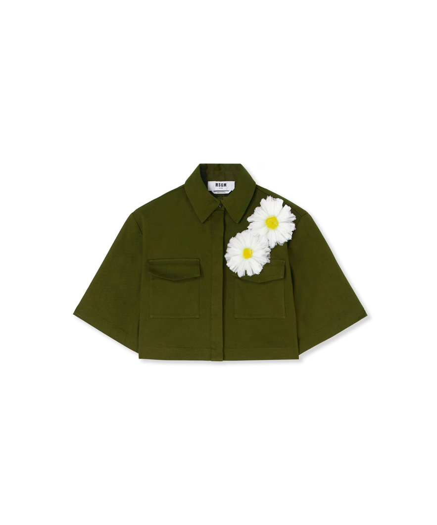BLOUSE - MILITARY GREEN