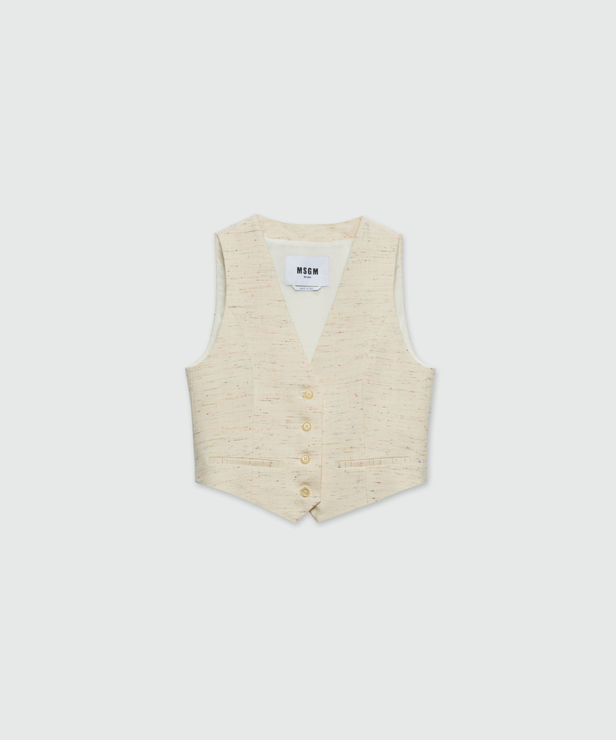 GILET - OFF WHITE
