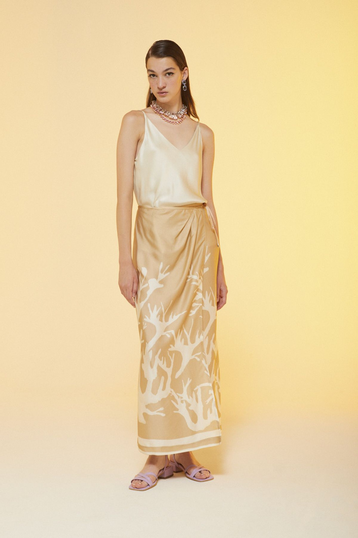 SKIRT - NUDE