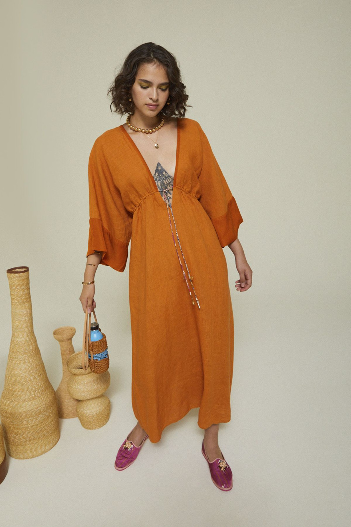 DRESS - SAFFRON