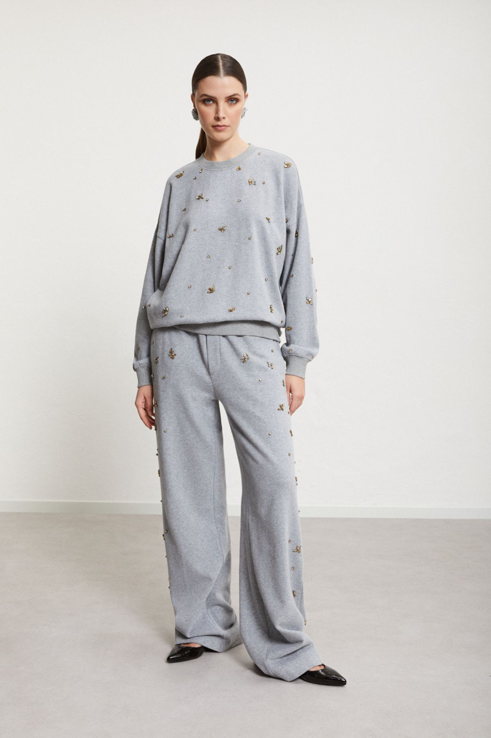 SWEATER - GREY MELANGE