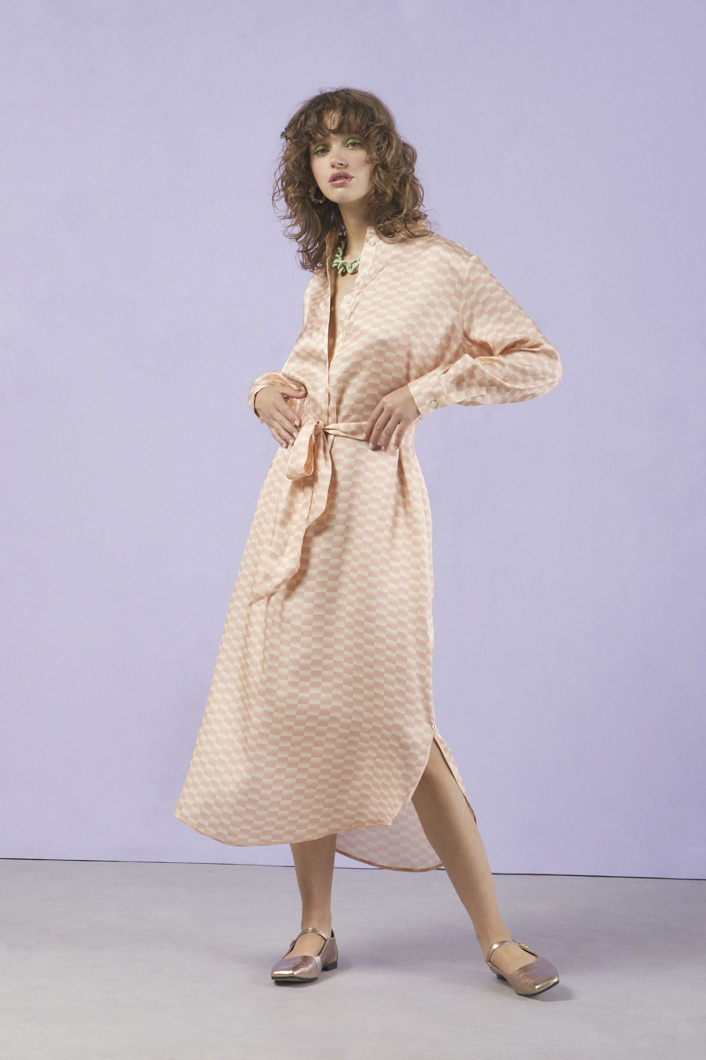 DRESS - PEACH
