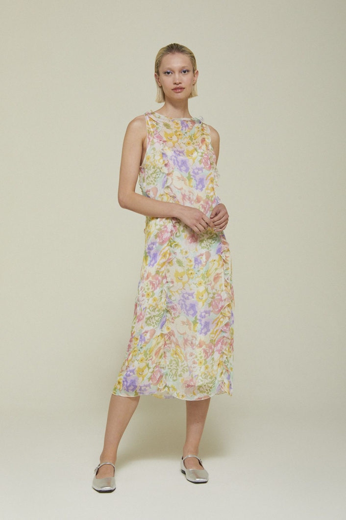 DRESS - PEACH