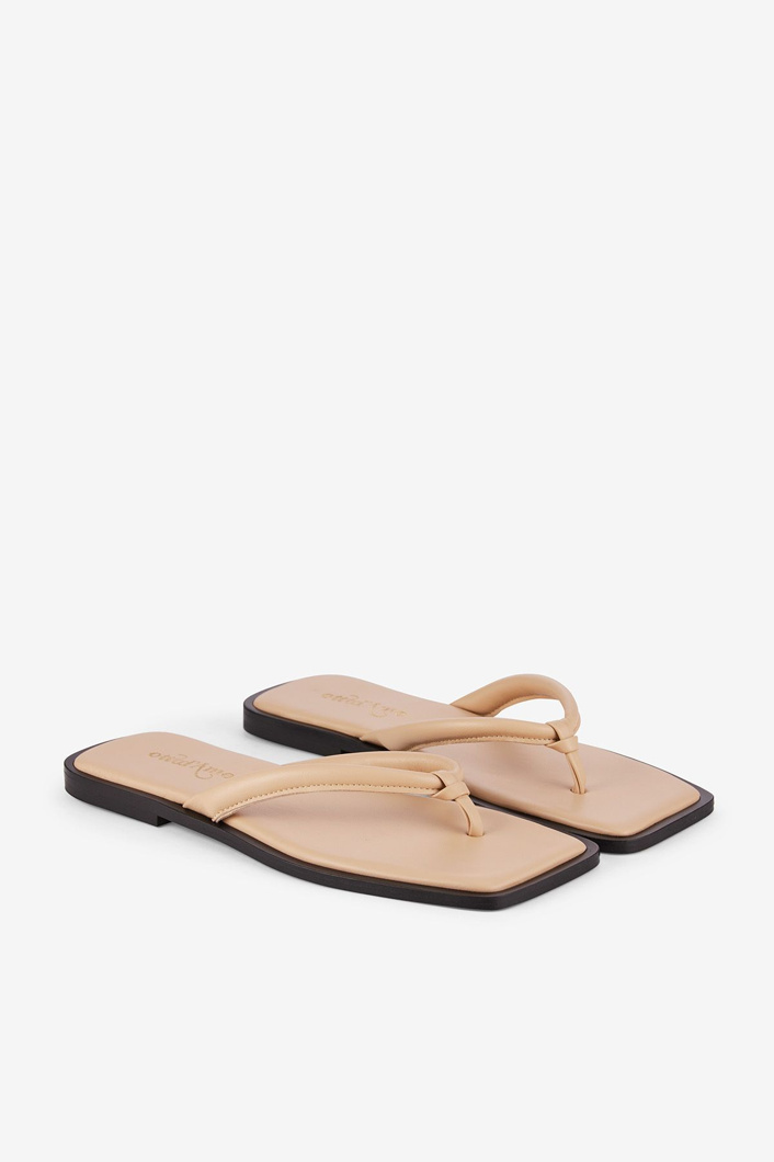 SANDALS - NUDE