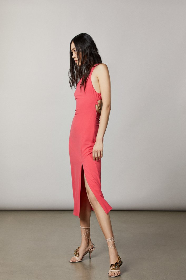 DRESS - GRANADINE RED
