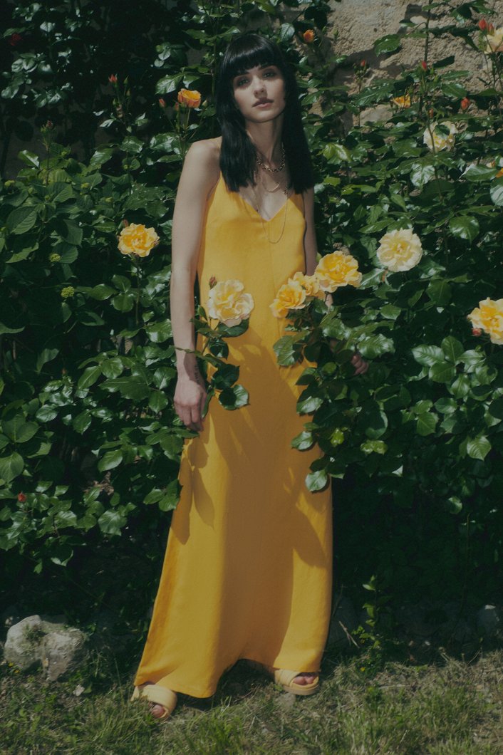 DRESS - MANGO YELLOW