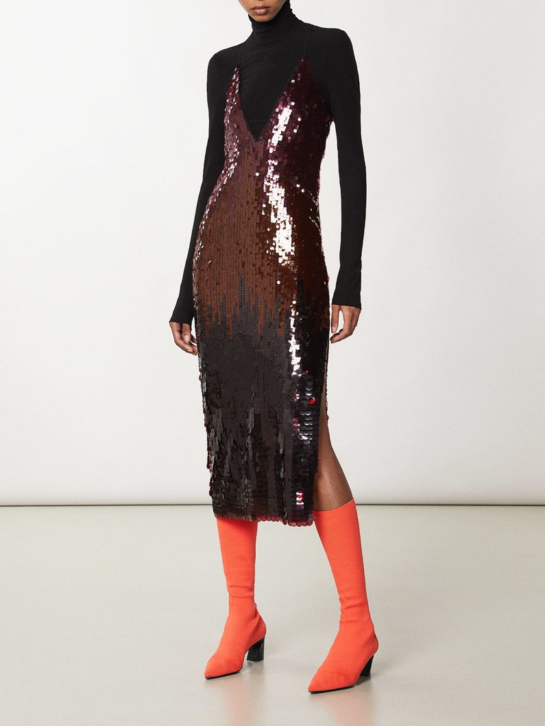 DRESS - SEQUINS DEGRADE