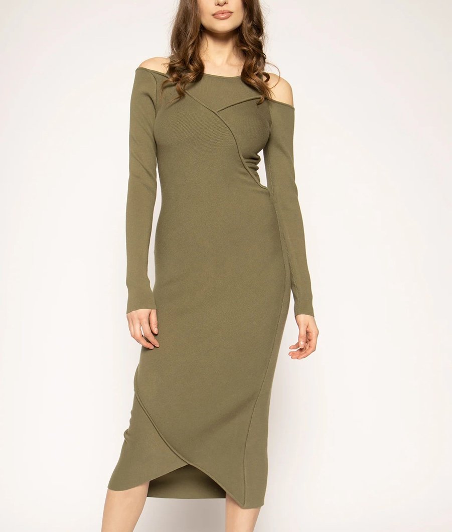 DRESS - OLIVE GREEN