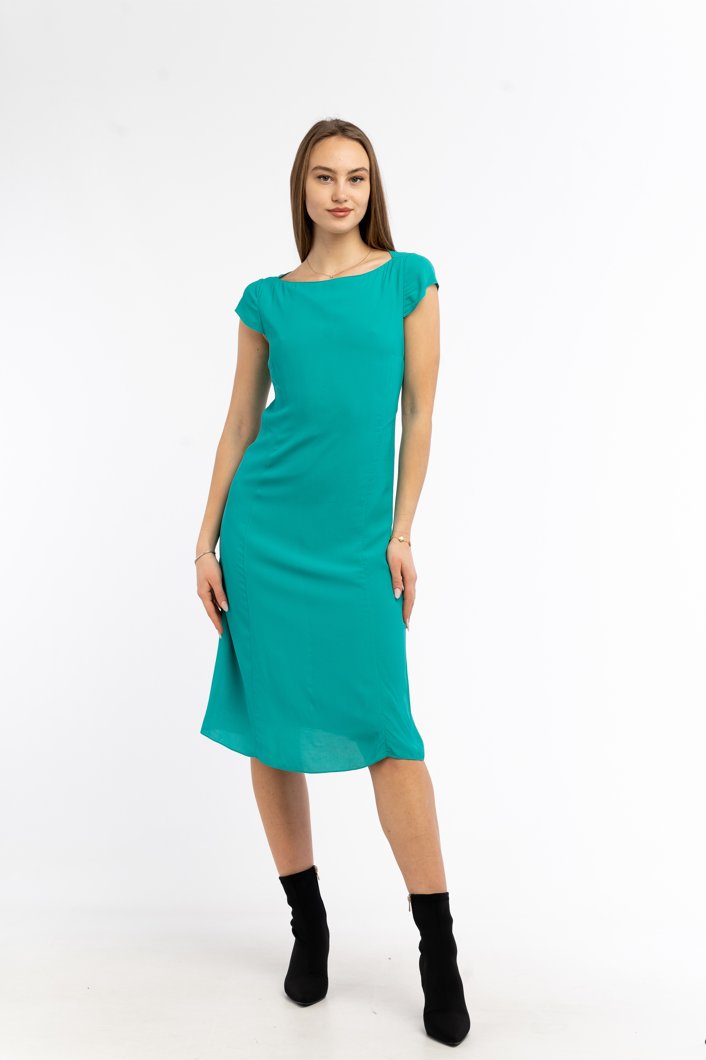 DRESS - ILLUSION GREEN