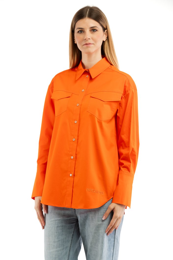 BLOUSE - SOLAR ORANGE