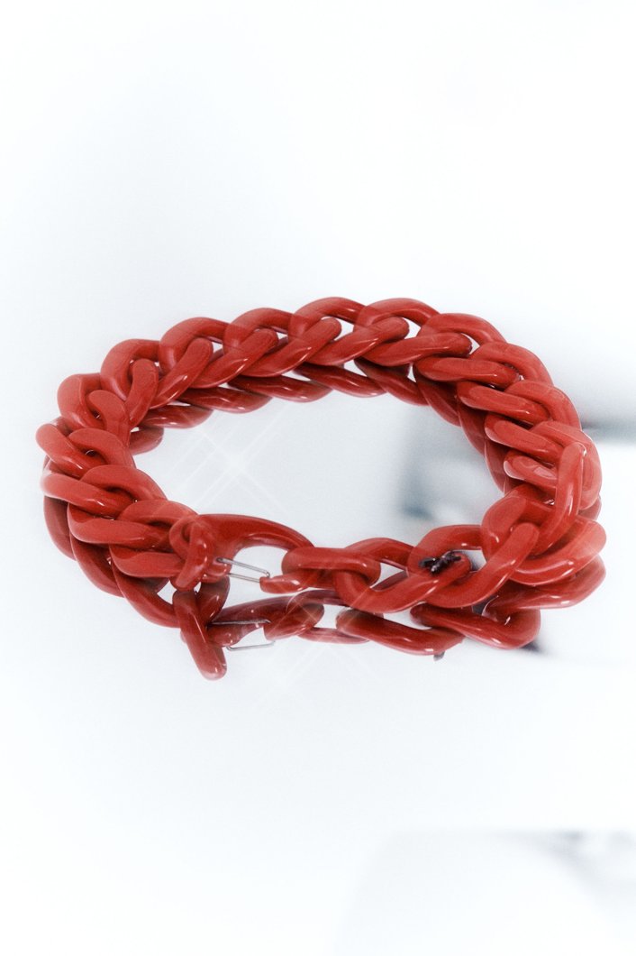 NECKLACE - RACING RED