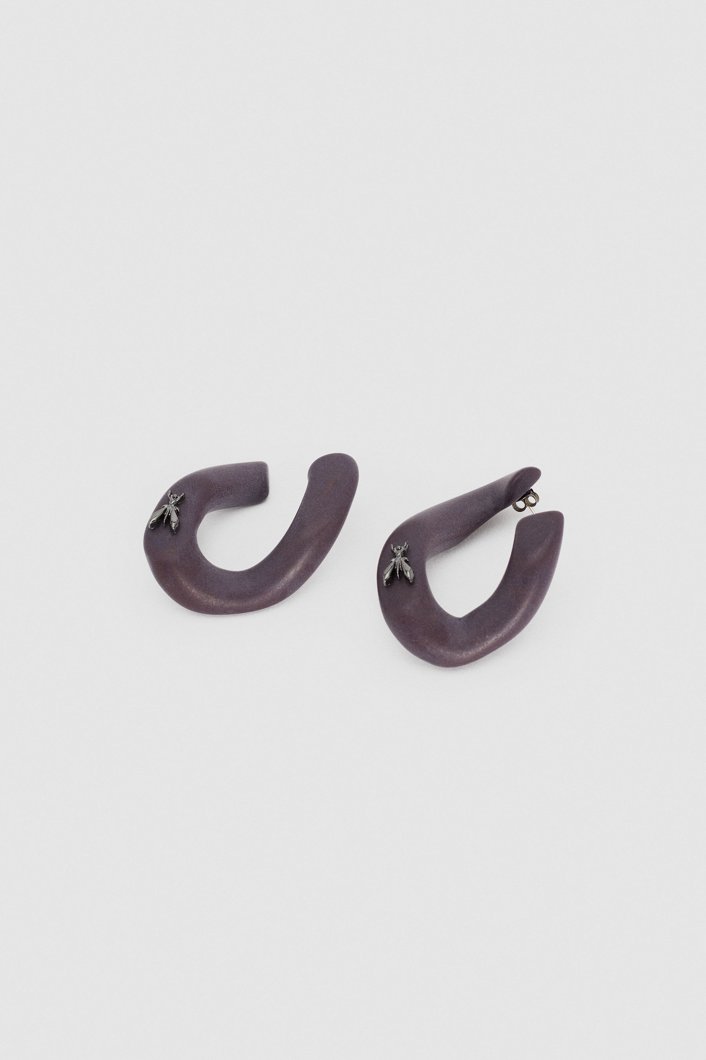 EARRINGS - DARK BLAZON PURPLE