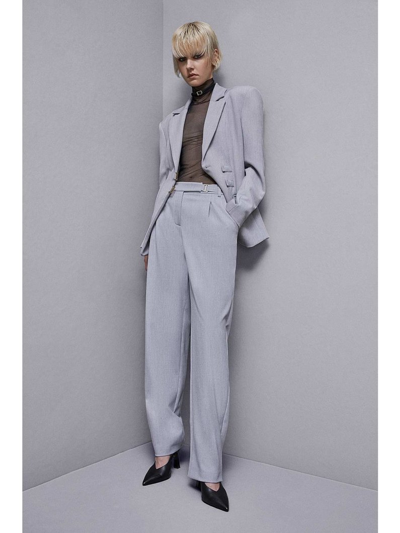 PANTS - GRIGIO CHIARO MEL.