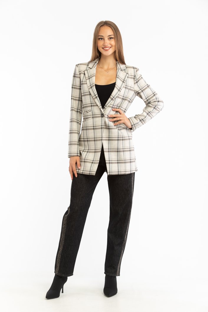 JACKET - MINERAL GRAY CHECK