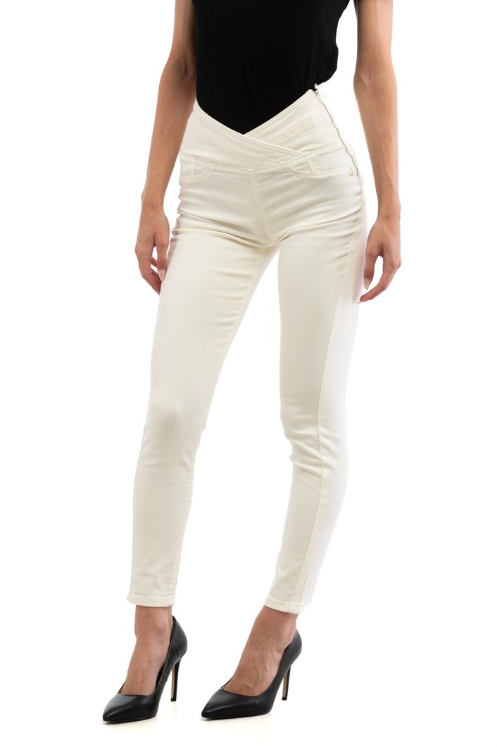 TROUSERS - SAND WHITE