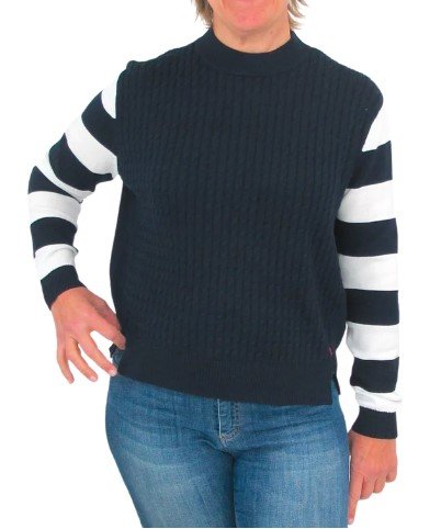 PULLOVER - MEDITERRANEAN/PAPYRUS