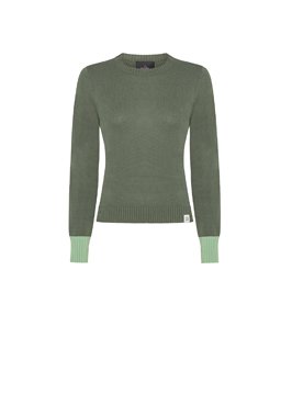 SWEATER - MANDARANCIO - CREMA D'ALBICOCCA