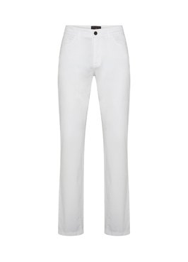 TROUSERS - WHITE OFF WHITE