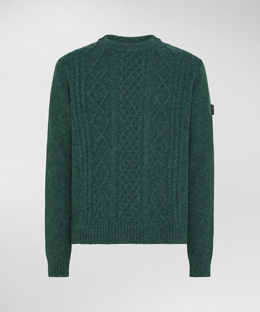 SWEATER - VERDE BOTTIGLIA