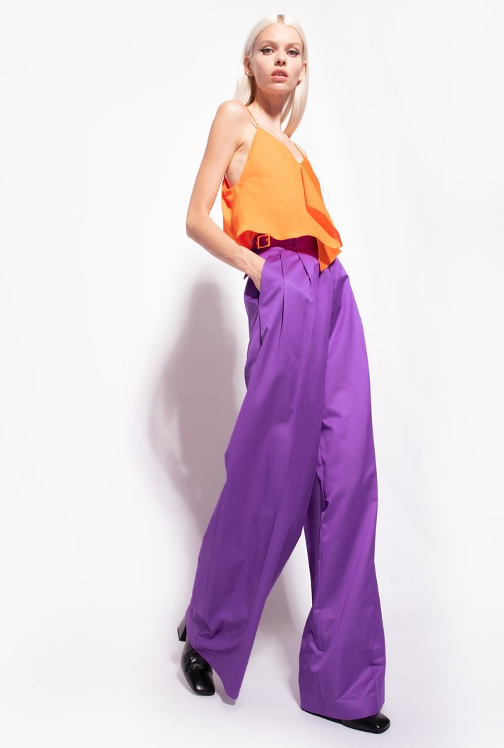 BLOUSE - VIBRANT ORANGE