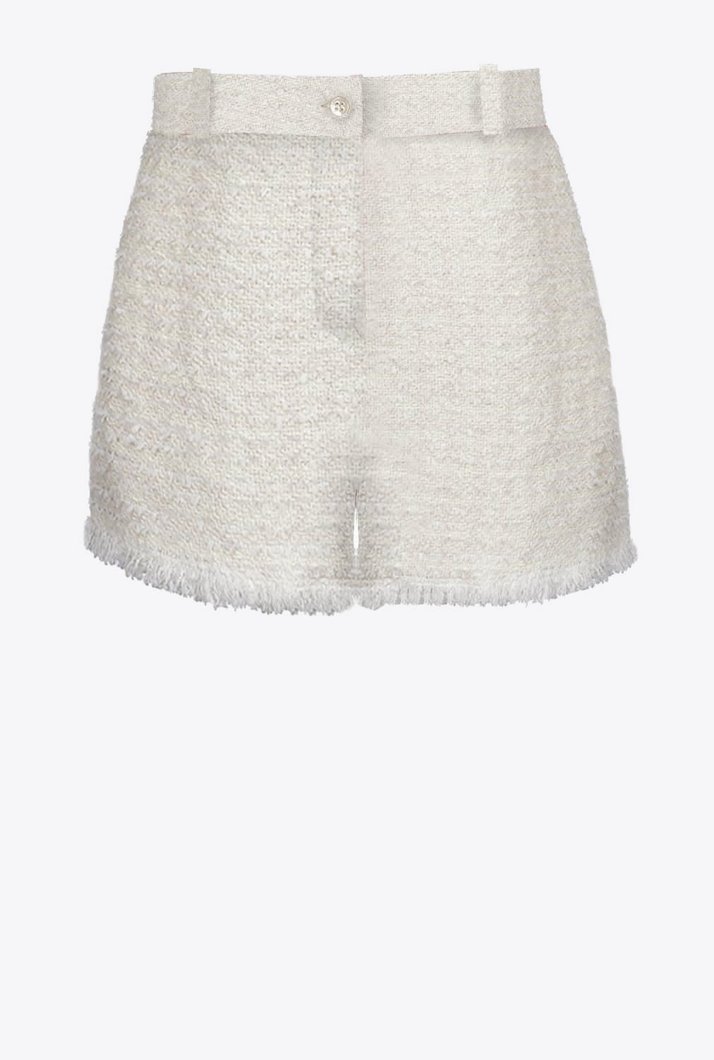 SHORTS - WHITE + WHITE