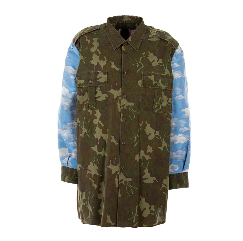 BLOUSON - VERDE,AZZURRO