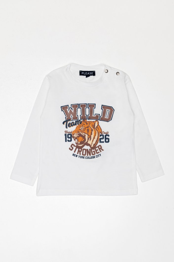 T-SHIRT SHORT SLEEVE - BIANCO LANA