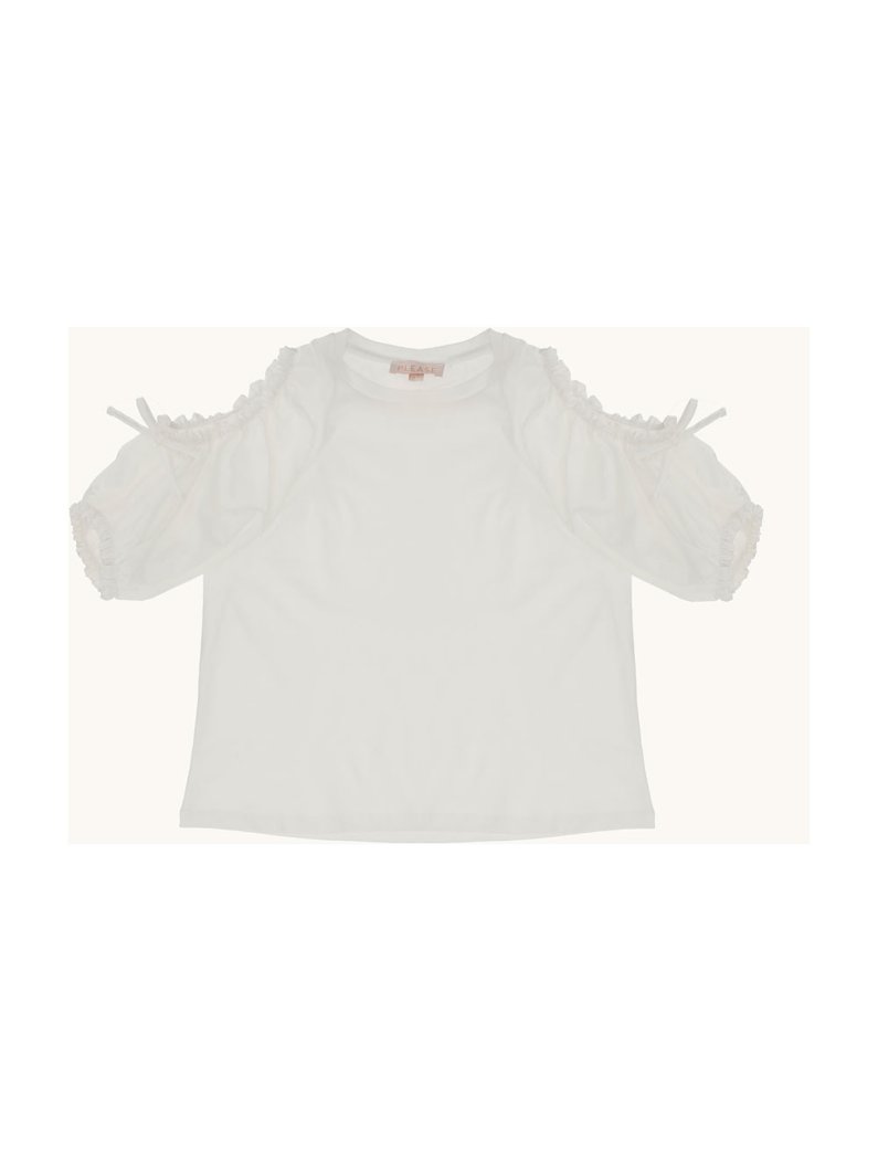 T-SHIRT - WHITE WOOL