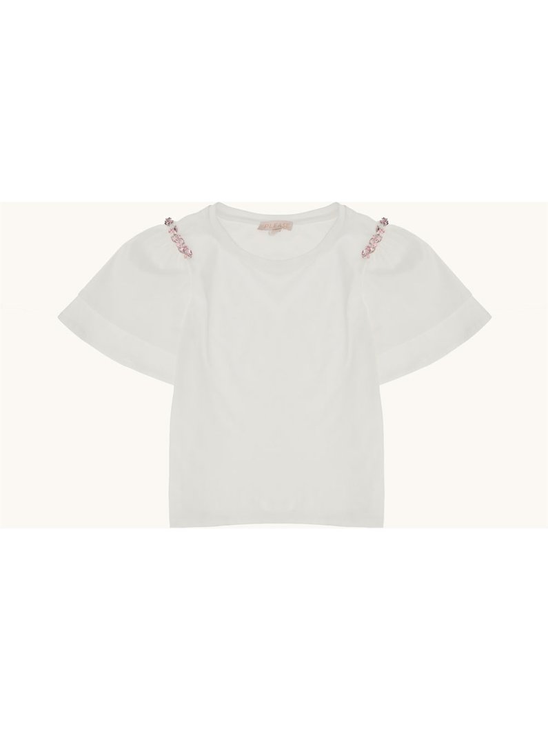 T-SHIRT - WHITE WOOL