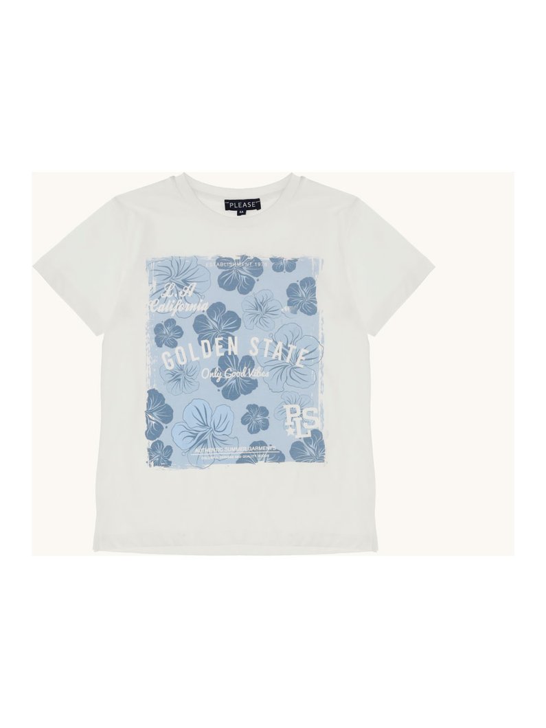 T-SHIRT - WHITE WOOL
