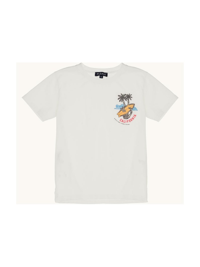 T-SHIRT - WHITE WOOL