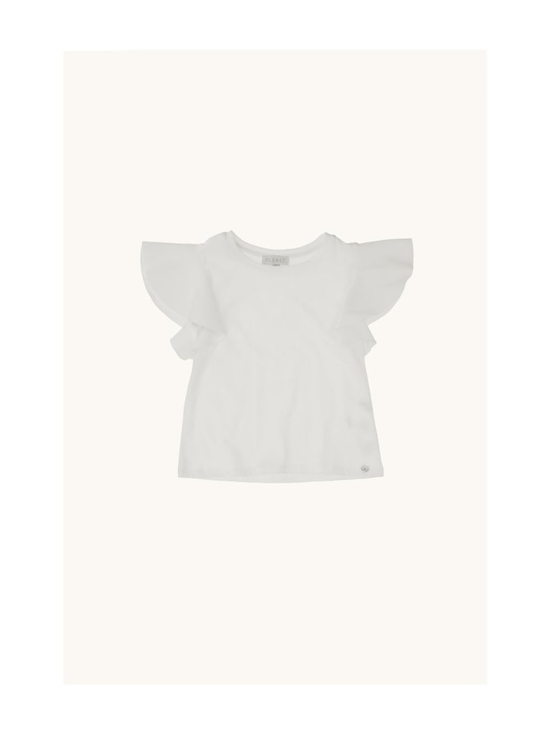 T-SHIRT - WHITE WOOL