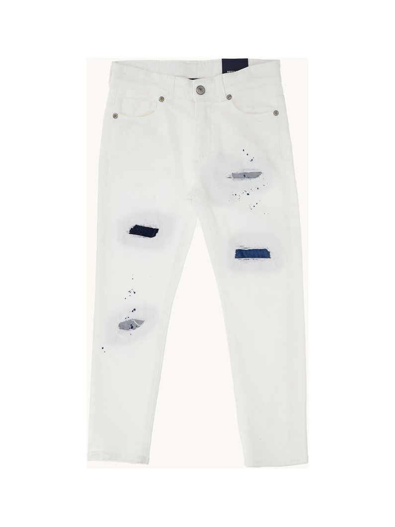 JEANS - WHITE WOOL