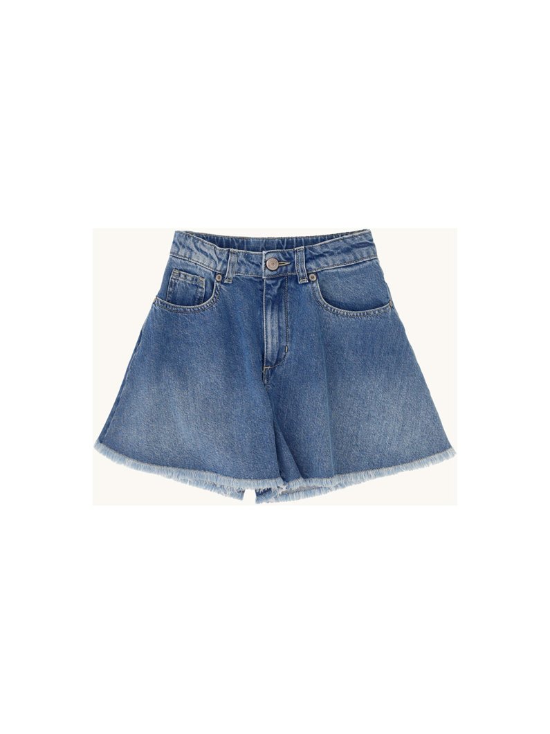 JEANS SHORTS - BLUE DENIM