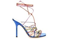 SANDALS - NUDE/MULTICOLOUR