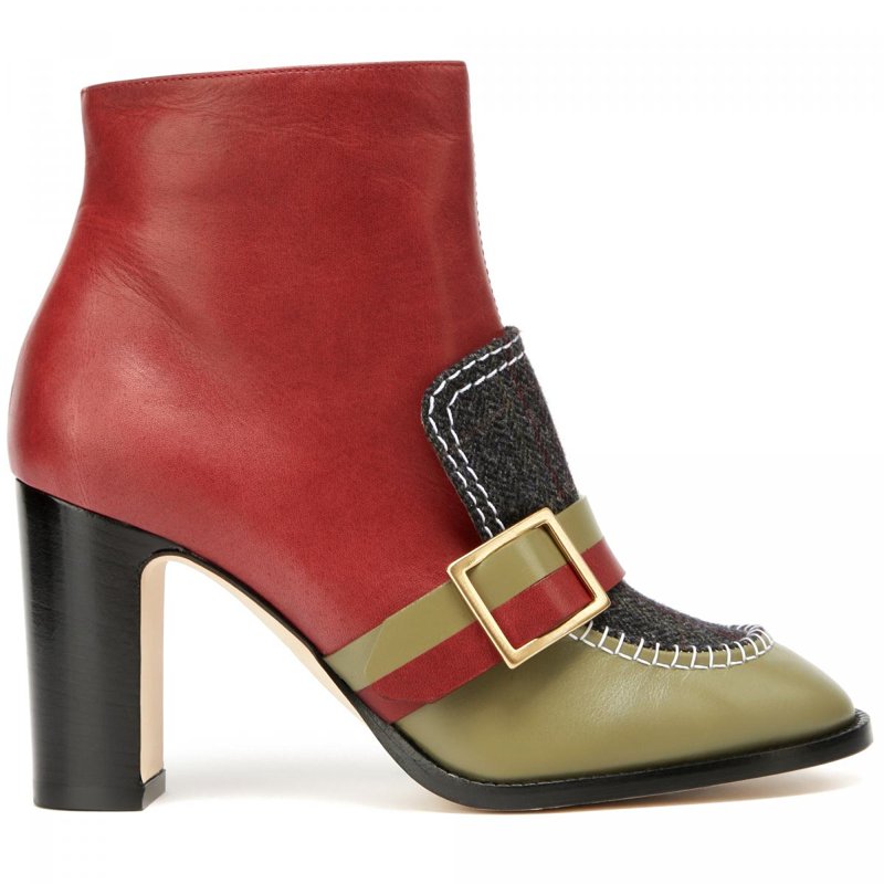 ANKLE BOOTS - RED