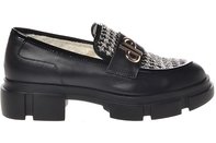LOAFERS - BONE/BLACK