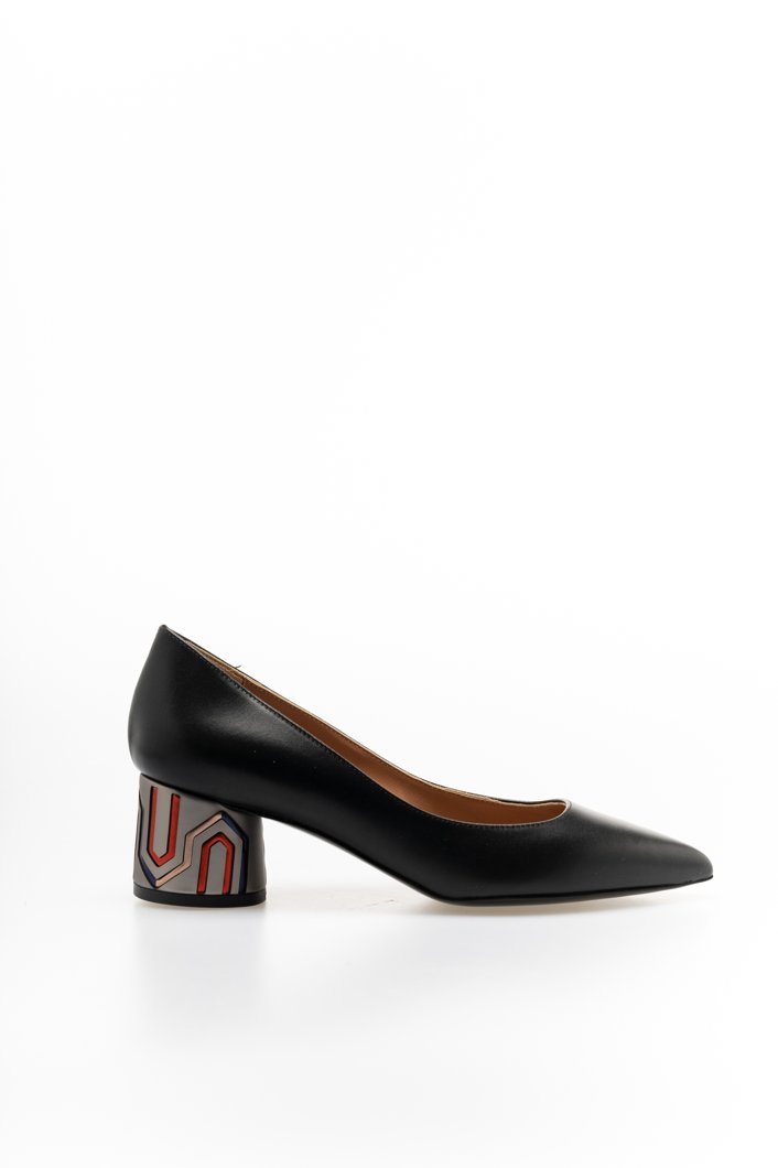 HIGH HEELS - BLACK/FOG/OLOD ROSE/DANUBE/GARNET