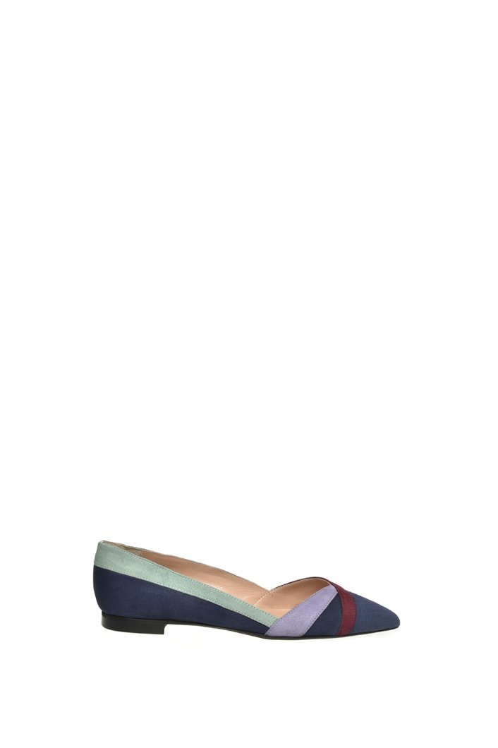 BALLET FLATS - NAVY/MINT/LAVENDER/RASPBERRY
