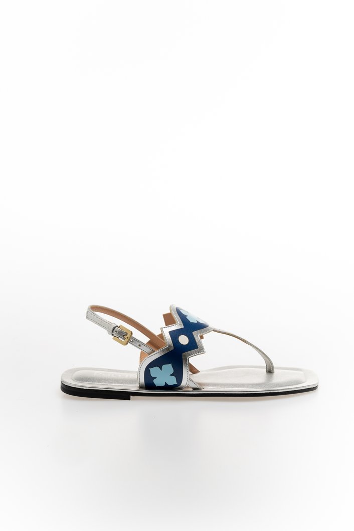 SANDALS - SILVER/AZULEJOS/WHITE/SKY