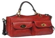 HANDBAG - TURQUOISE/BLACK