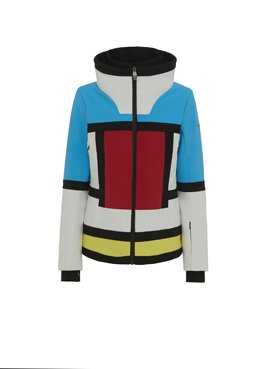 DOWN SKI JACKET - RED TANGO